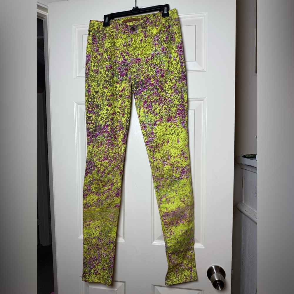 Joe's 'The Skinny' Neon Floral Stretch Denim Jeans